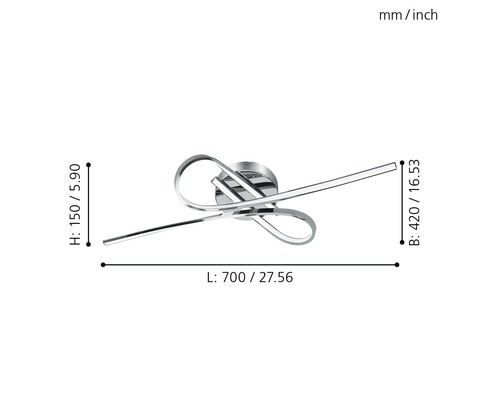 Dimensions d''un plafonnier