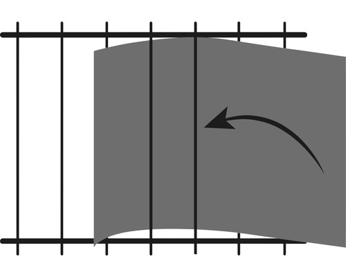 Illustration d''un écran de confidentialité avec une flèche de flexibilité