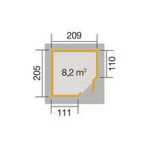 Plan avec indications de taille