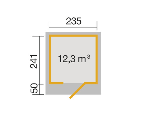 Plan d''un abri de jardin avec dimensions