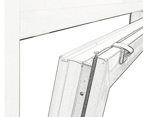 Vue détaillée d''un joint de fenêtre pour l''isolation thermique