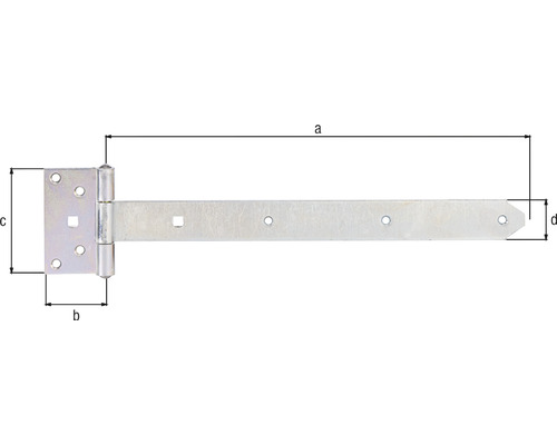 Türband mit Maßangaben