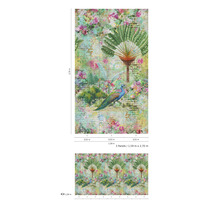 Fototapete Vlies 47259 Smart Art Easy Dschungel grün 3-tlg. 159 x 270 cm
