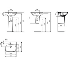 Vasque Ideal Standard i.life A 50 x 44 cm blanc T451301-thumb-6