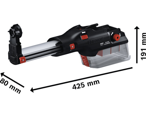 Brosse d''aspirateur Bosch avec indications de taille