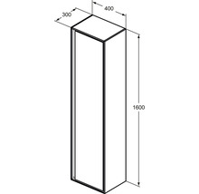 Armoire haute Ideal Standard Connect Air couleur de façade blanc brillant lxhxp 160 x 30 x 40 cm E0832B2