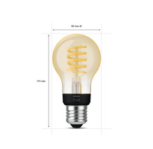 Ampoule Philips hue White Ambiance à intensité lumineuse variable gold filament A60 E27/7W(40W) 550 lm 2200K-6500 K - Compatible avec SMART HOME by hornbach-thumb-3