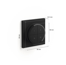 Philips Hue Tap Dial Schalter/Fernbedienung schwarz Zubehör für Smartes Lichtsystem-thumb-4