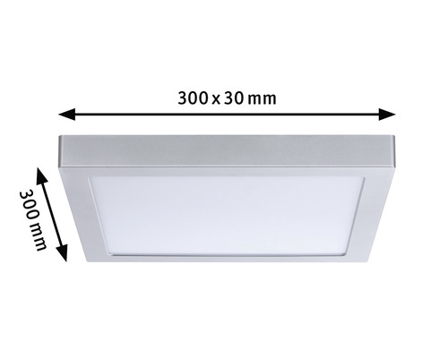 Quadratische Deckenleuchte, 300 x 300 Millimeter