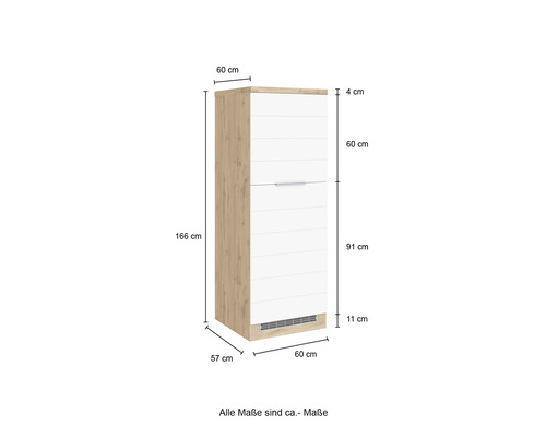 Armoire avec porte et tiroir, dimensions indiquées