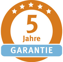 Fünf Jahre Garantie Siegel