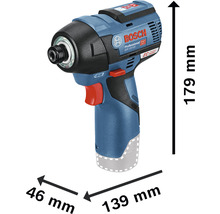 Akku-Drehschlagschrauber Bosch Professional GDR 12V-110 1/4" Innensechskant inkl. Koffer, ohne Akku und Ladegerät