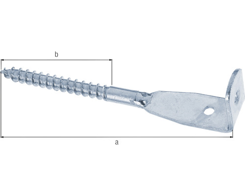 Équerre d''assemblage avec vis et dimensions