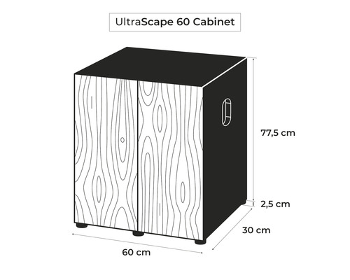 Meuble bas UltraScape 60 avec dimensions