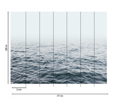 Fototapete Vlies 38258-1 The Wall Meer Wellen 7-tlg. 371 x 280 cm