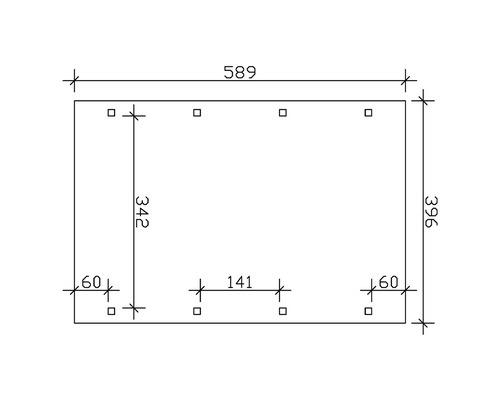 Dessin technique avec dimensions