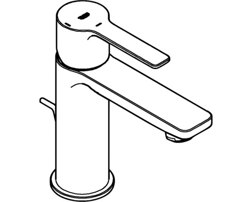 Dessin d''un robinet pour un lavabo.