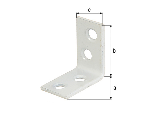 Winkelverbinder mit Löchern zur Befestigung