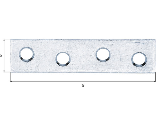 Metallverbinder mit vier Löchern