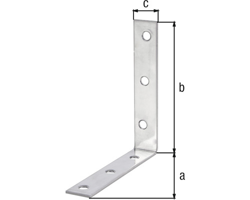 Winkelverbinder mit Löchern zur Befestigung