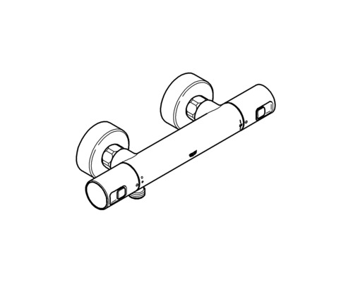 Mitigeur thermostatique apparent pour douche ou baignoire