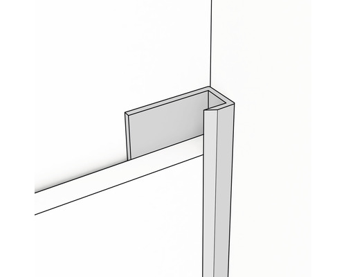 Profilé d''angle pour protection murale