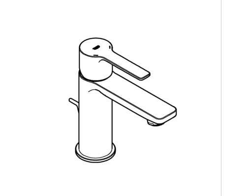 Schéma d''un robinet de lavabo