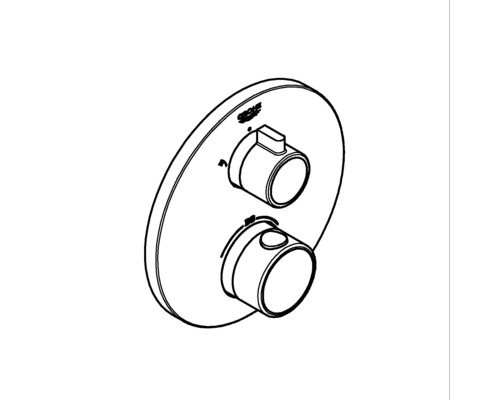 Logo Grohe robinet thermostatique mural