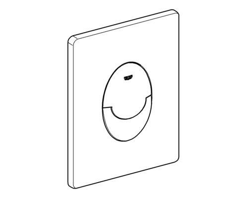 Betätigungsplatte für Spülkasten