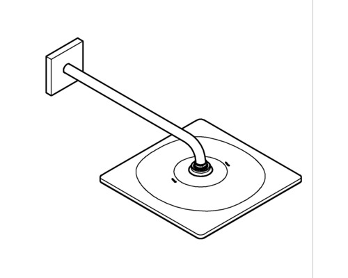 Duschkopf mit Wandarm