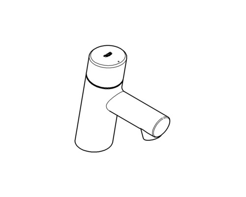 Dessin d''un robinet de lavabo