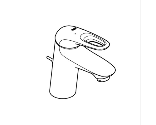 Schéma d''un robinet de lavabo