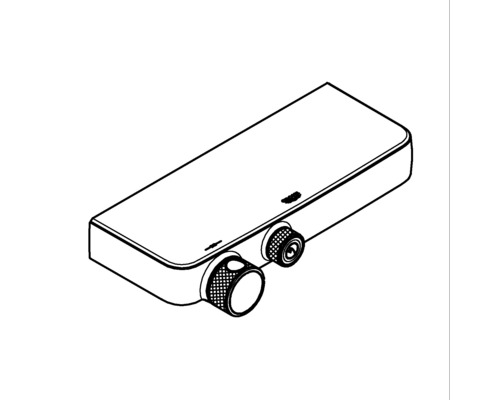 Schéma d''une unité de commande avec boutons rotatifs