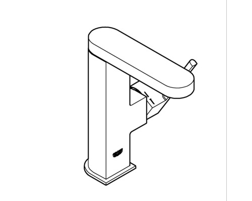Dessin d''un robinet de lavabo
