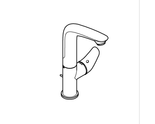 Dessin d''un robinet pour lavabo