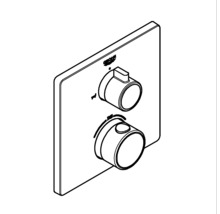 Robinet de baignoire avec thermostat GROHE Grohtherm chrome 24080000-thumb-7