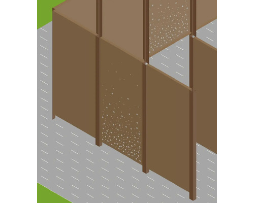 Paravent en bois avec motif