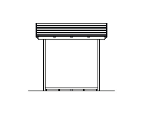 Schéma d''un abribus