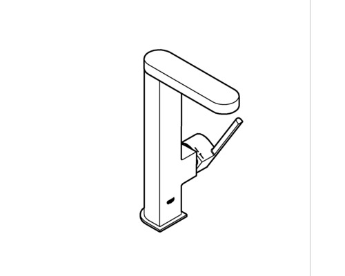 Dessin d''un robinet de lavabo