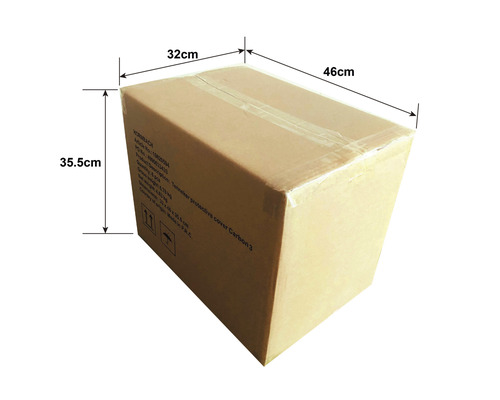 Carton aux dimensions 32 cm x 46 cm x 35,5 cm