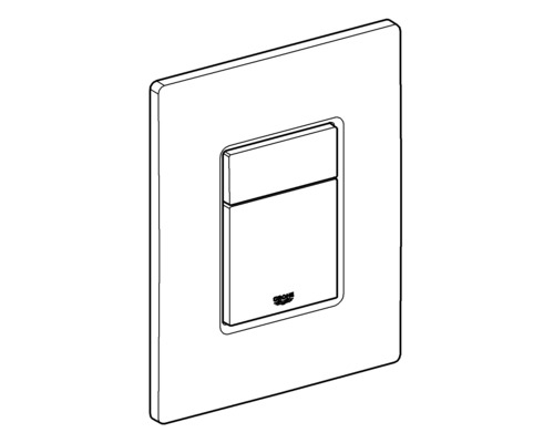 Plaque de commande WC Grohe