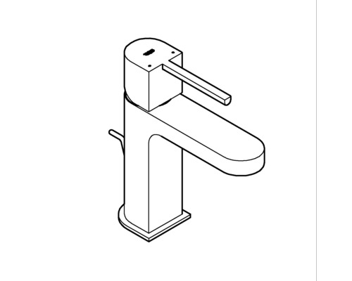 Robinet de lavabo pour montage mural