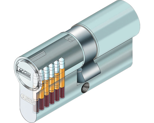 Illustration d''un mécanisme de verrouillage de cylindre ABUS