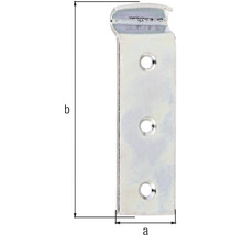 Schließhaken für Kistenverschluss Typ D 25 x 83 mm galv. verzinkt, dickschichtpassiviert-thumb-1