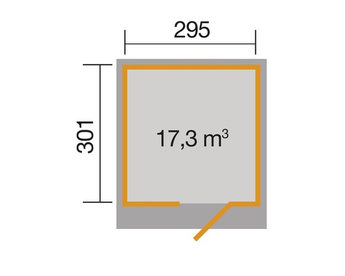Plan d''un abri de jardin avec dimensions