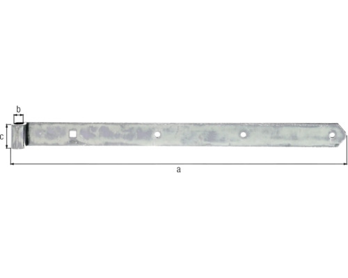 Metallischer Ladenband für Holztore