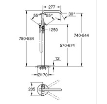 Set de mitigeur de baignoire GROHE1108 Essence New 23491GN1-thumb-1 Set de mitigeur de baignoire GROHE1108 Essence New 23491GN1-thumb-1