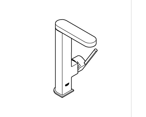 Dessin d''un robinet de lavabo