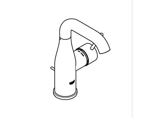 Dessin d''un robinet pour lavabo