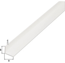 Profilé d'angle PVC blanc 10x10x1 mm, 2,6 m-thumb-1
